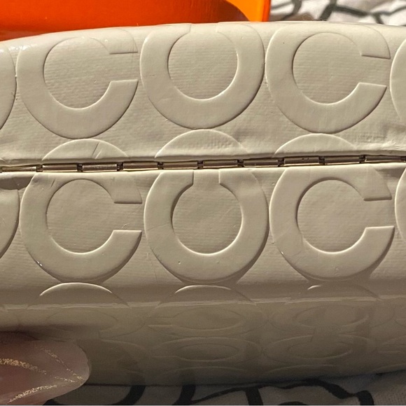 Coach Vintage Sunglass Cases Poppy and Ivory Clamshell - Picture 5 of 12